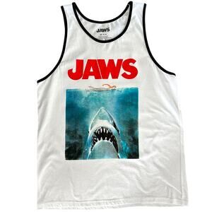 JAWS Tank Top Unisex Sz. Medium Graphic Tee Thriller Movies